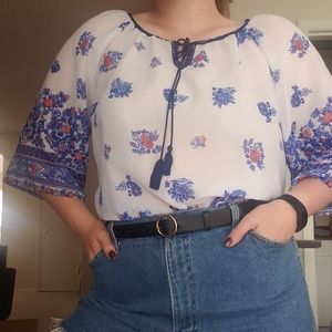 Perfect flowy summer blouse